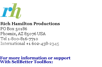 Rich Hamilton Productions Tel 602-438-2345